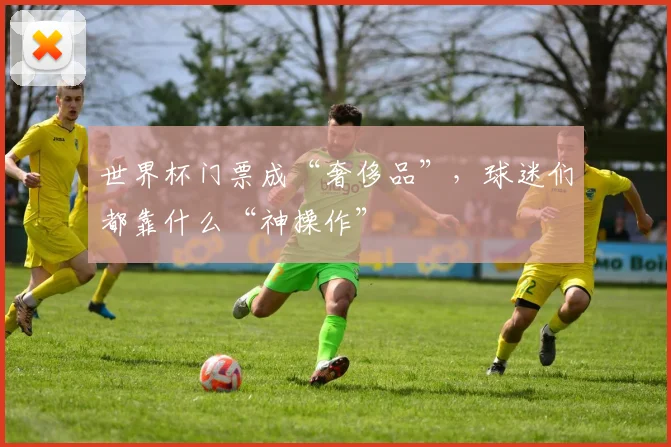 世界杯门票成“奢侈品”,球迷们都靠什么“神操作”