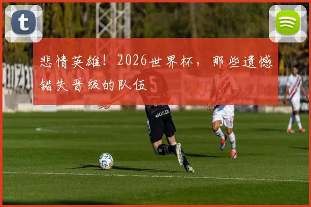 悲情英雄!2026世界杯,那些遗憾错失晋级的队伍
